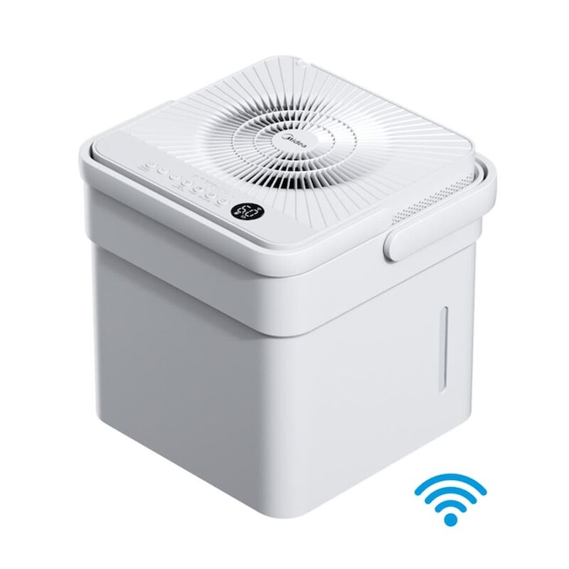Midea Cube MAD50S1QWT 50-Pint Smart Dehumidifier with Pump