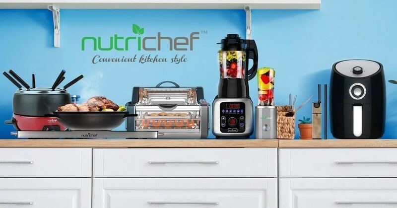 Nutrichef Electric Crepe Maker & Griddle Cooktop