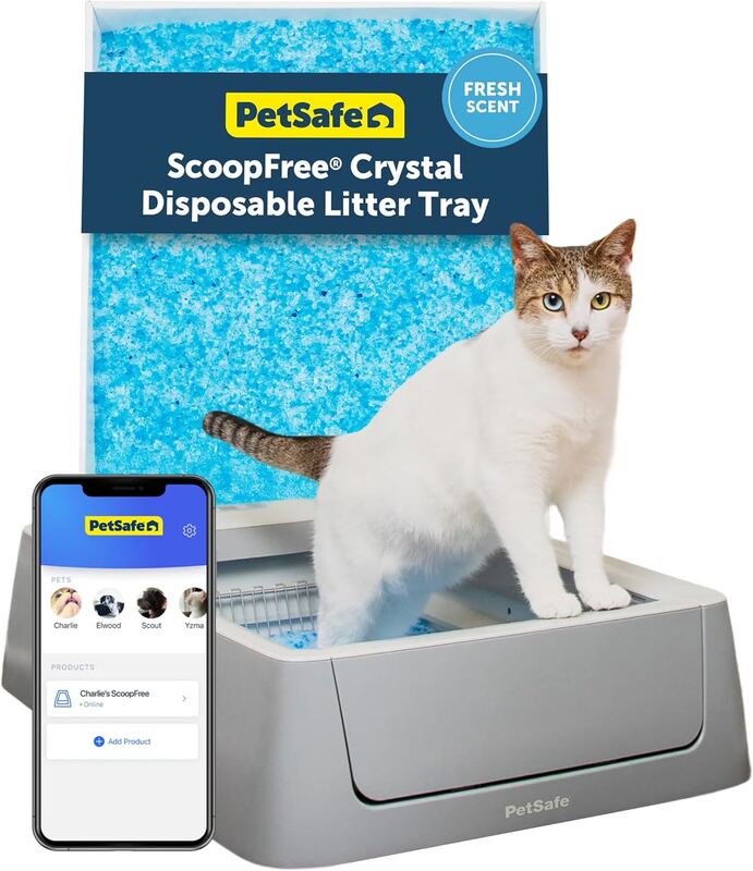 PetSafe ScoopFree Crystal Smart Self-Cleaning