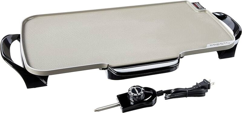 Presto 07062 22-Inch Ceramic Electric Griddle with Removable Handles