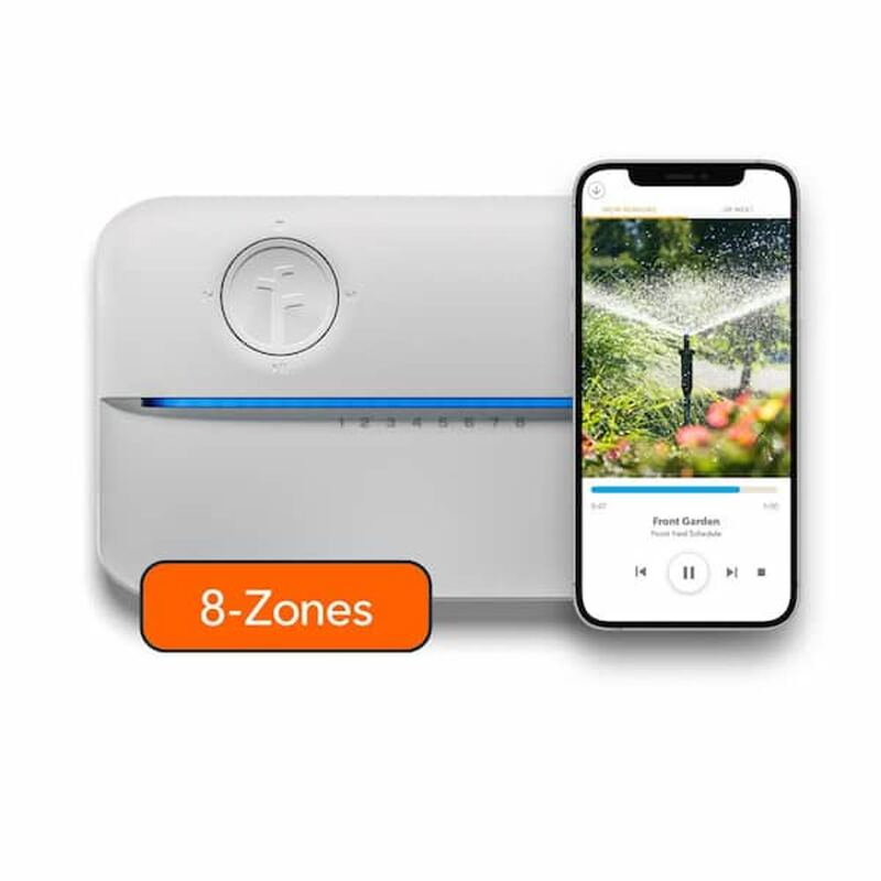 Rachio WiFi Smart Sprinkler Controller (8-Zone Irrigation Remote Control) – App-