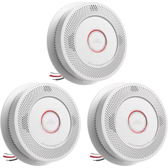 Siterwell Hardwired Interconnected Smoke & CO Detector