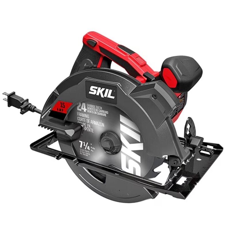 SKIL 15 Amp 7-1/4 Inch Circular Saw with Single Beam Laser Guide - 5280-01