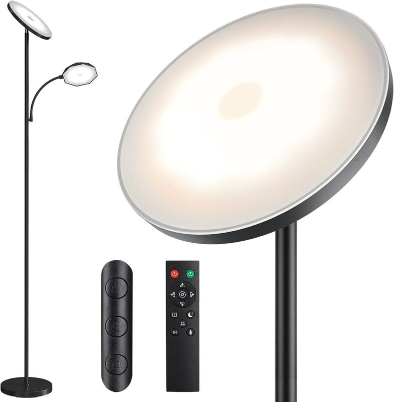 SUNMORY 69" LED Torchiere Floor Lamp
