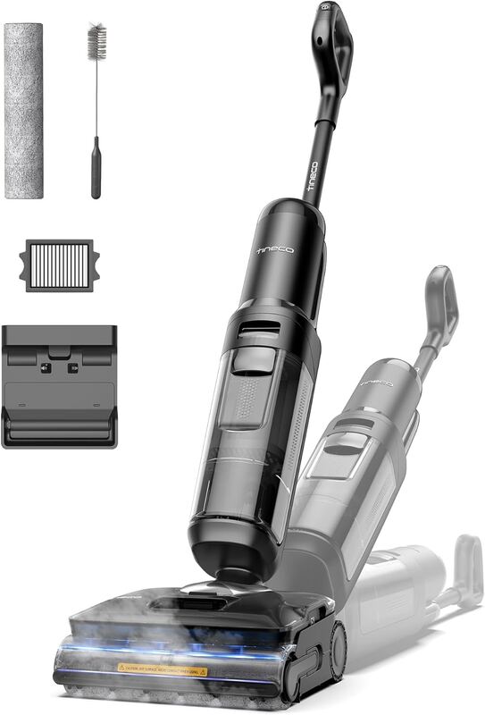 Tineco Floor ONE i5 Stretch Wet Dry Vacuum Cleaner, Vacuum &amp; Mop in One Step