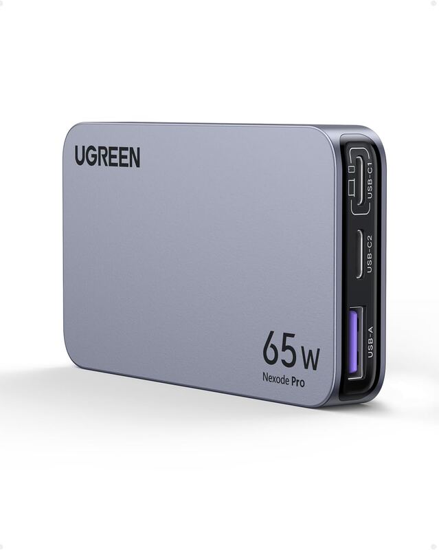 UGREEN Nexode 65W GaN USB C Wall Charger, 4-Port Fast Type-C Charger Compatible