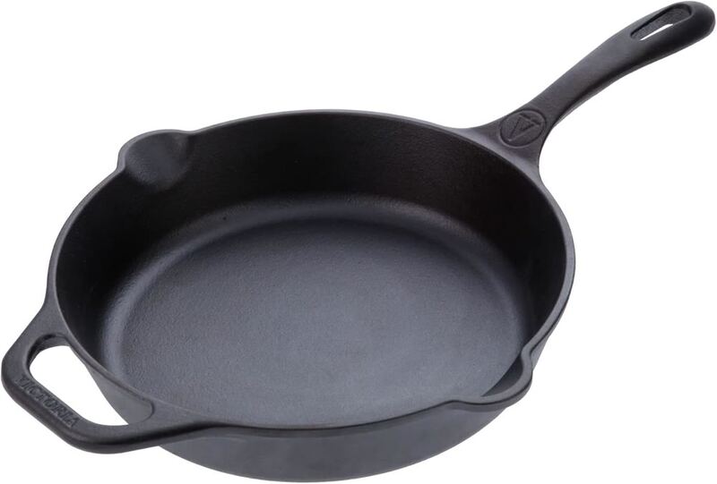 Victoria Cast Iron Skillet - 10" Diameter