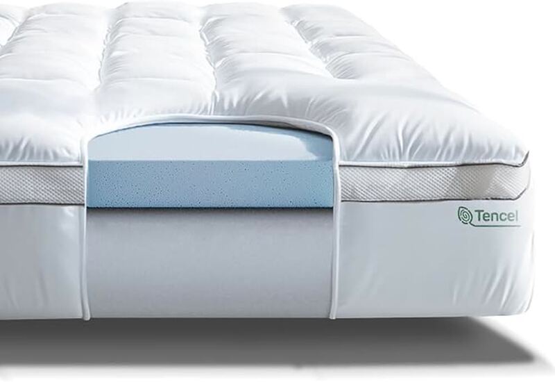 ViscoSoft 4-Inch Pillow Top Memory Foam Topper