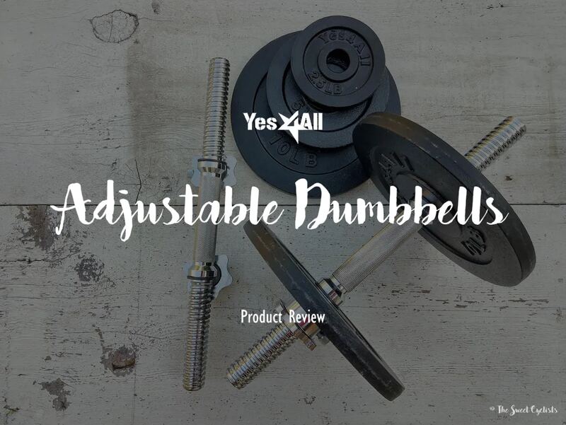 Yes4All Cast Iron Adjustable Dumbbell Set